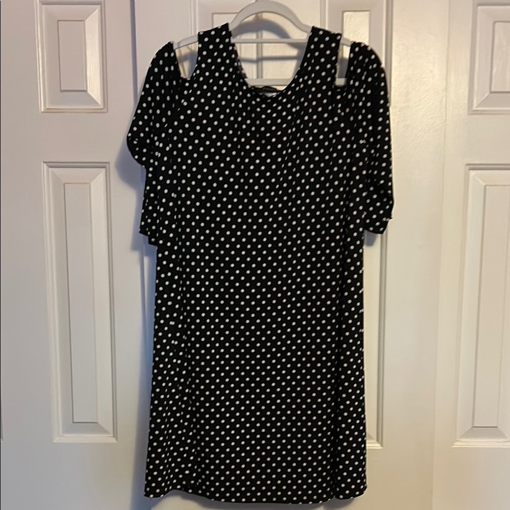 Black and White Polka Dot Dress